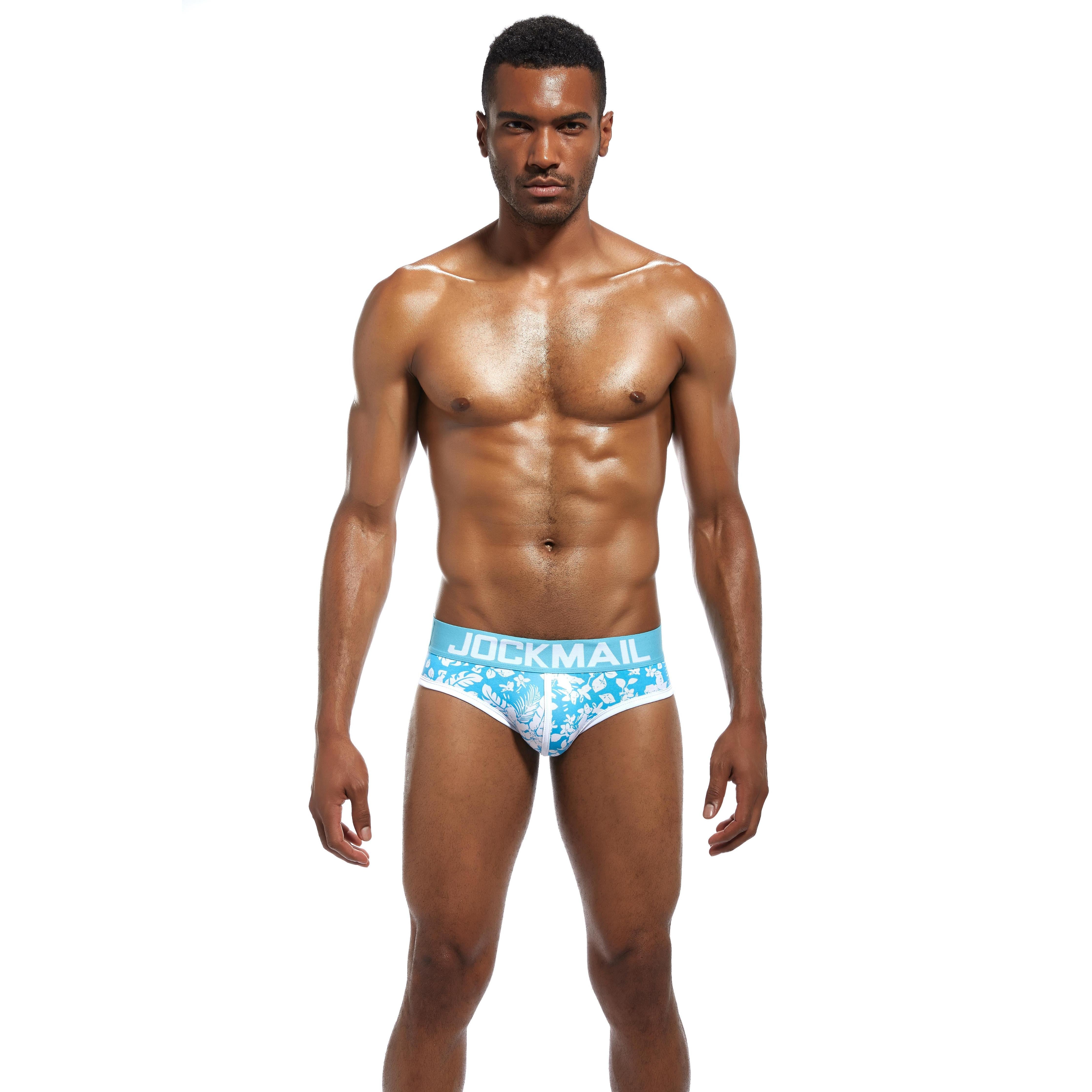 Men's JOCKMAIL JM323 - Floral Brief - JOCKMAIL