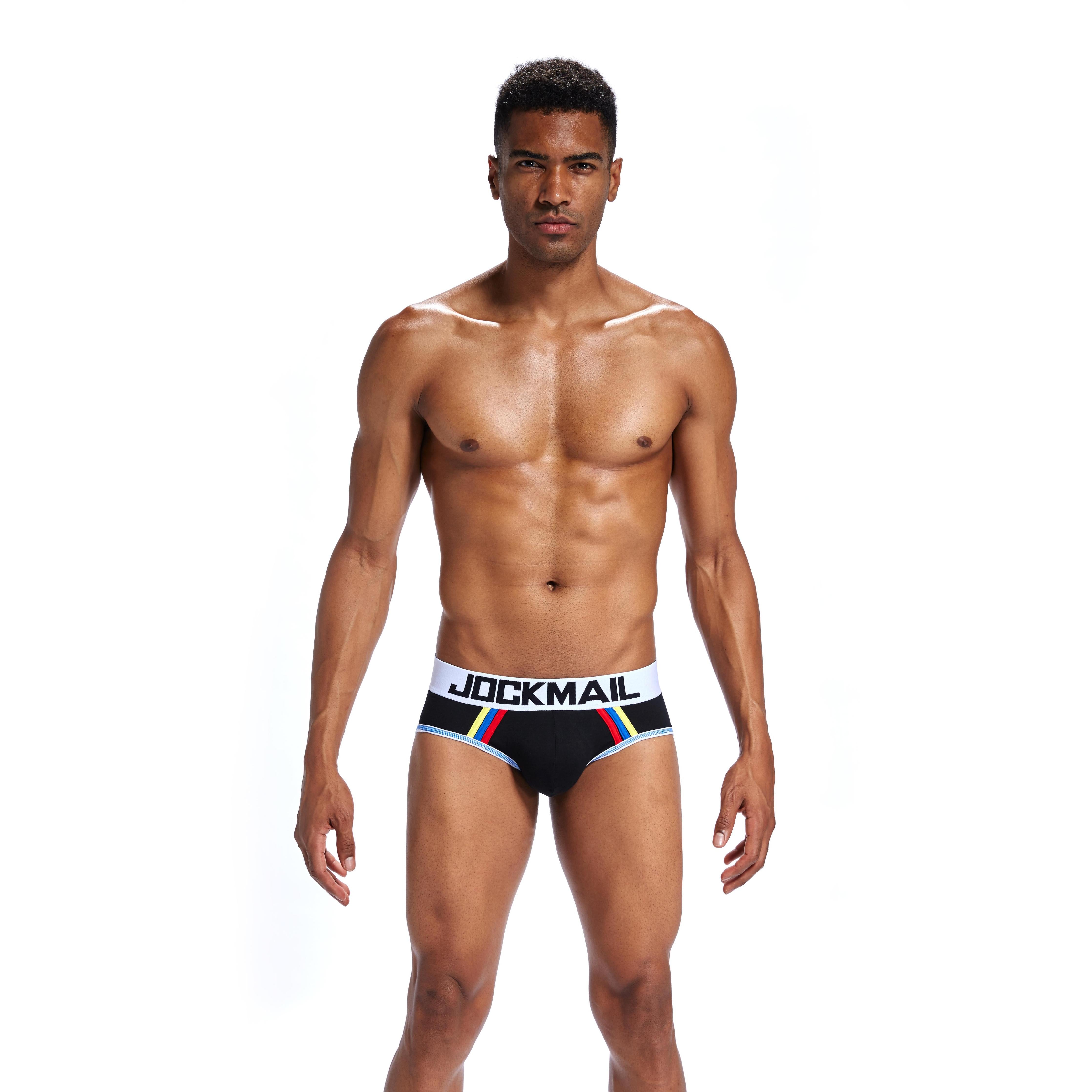 Men's JOCKMAIL JM337 - Tri-Tone Brief - JOCKMAIL