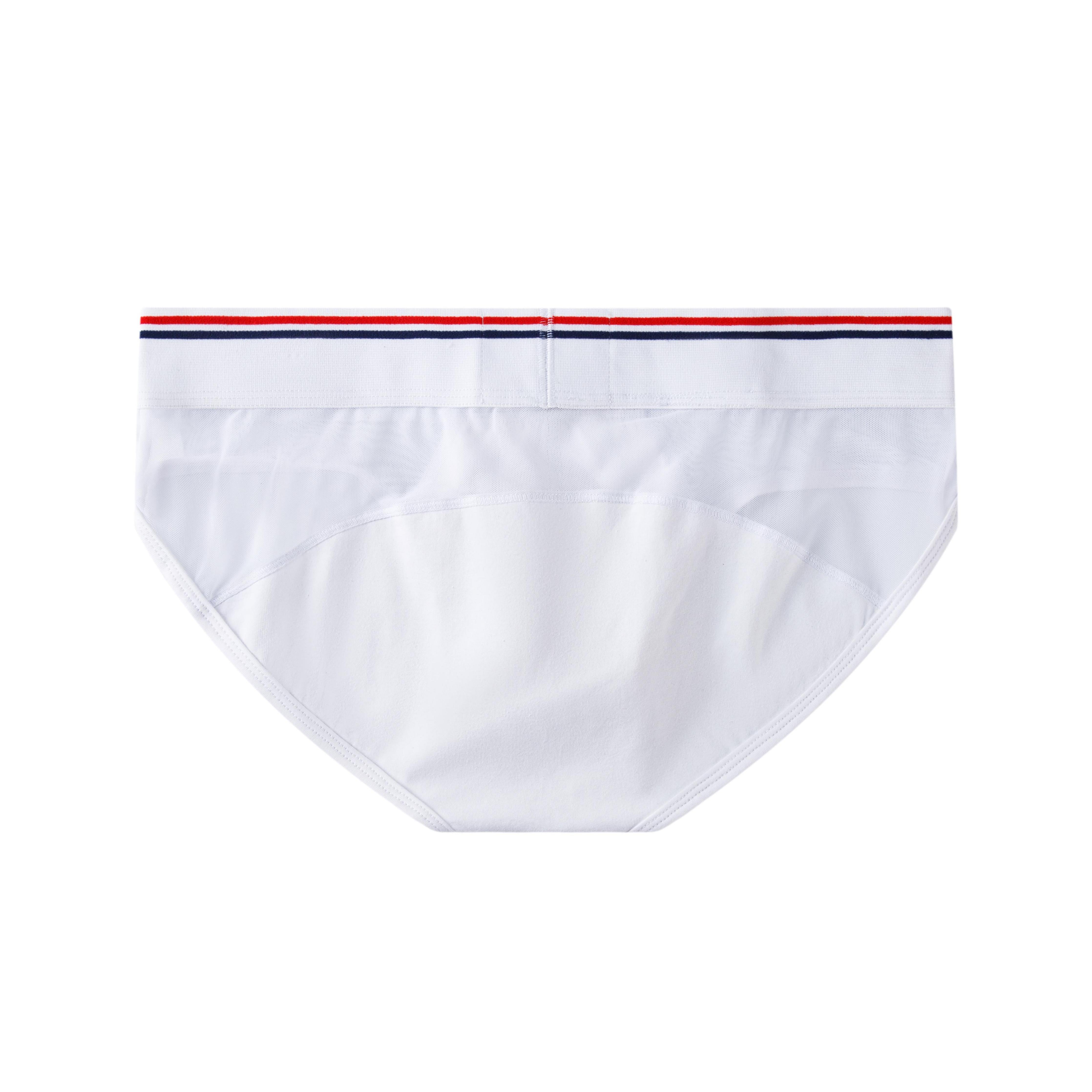 Men's JOCKMAIL JM377 - See Through Monochromatic Lined Brief - JOCKMAIL