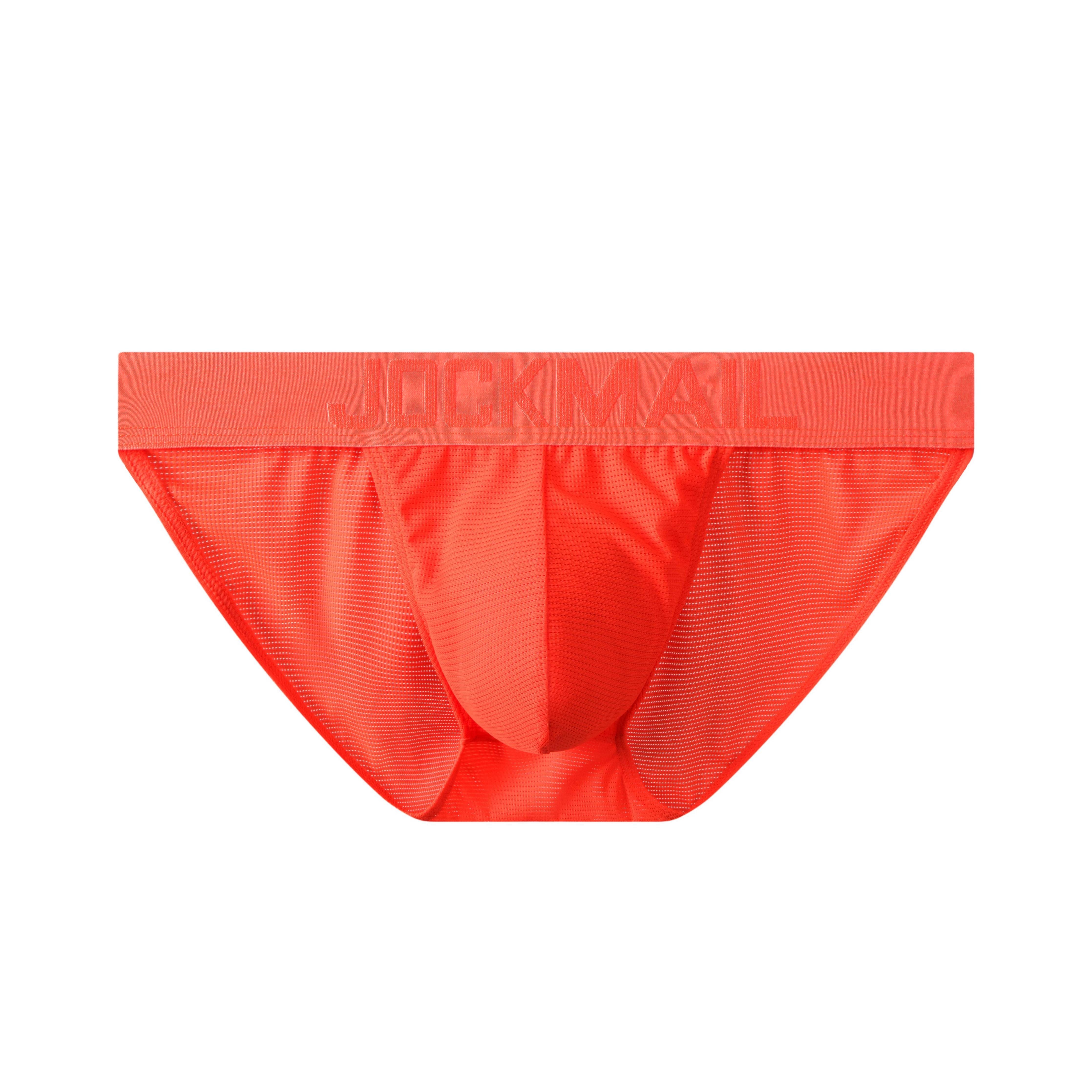 Men's JOCKMAIL JM387 - Monochromatic Mesh Brief - JOCKMAIL