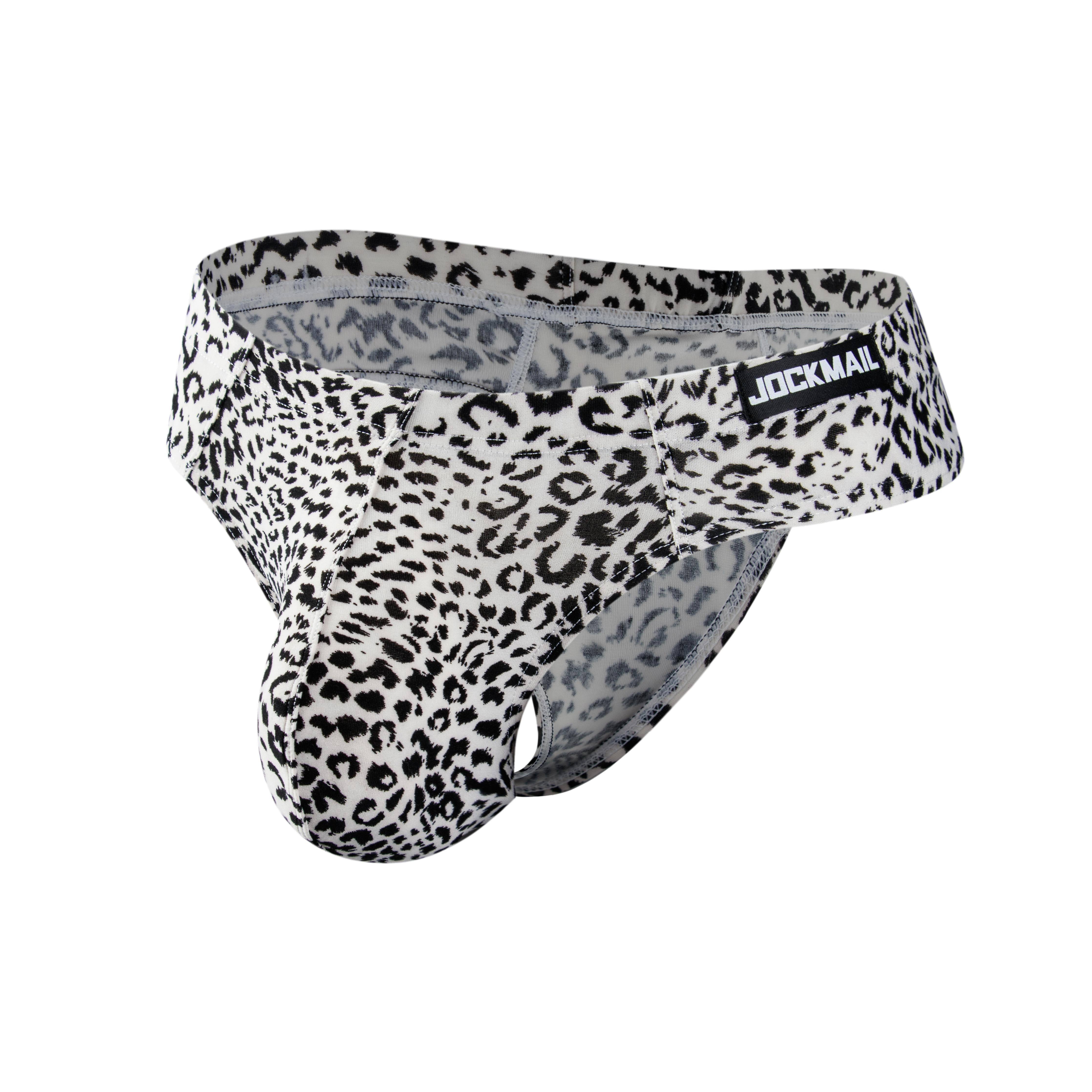 Men's JOCKMAIL JM395 - Leopard/Snake Skin Thong - JOCKMAIL