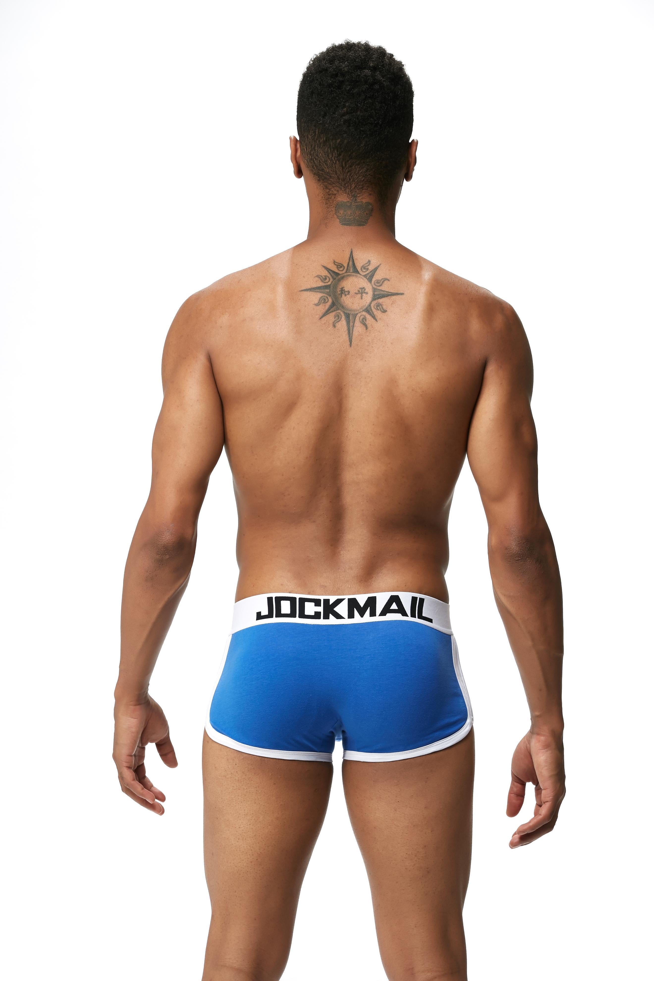 JOCKMAIL /Men Underwear Penis Jockstrap Sexy Bulge Enhancing Push