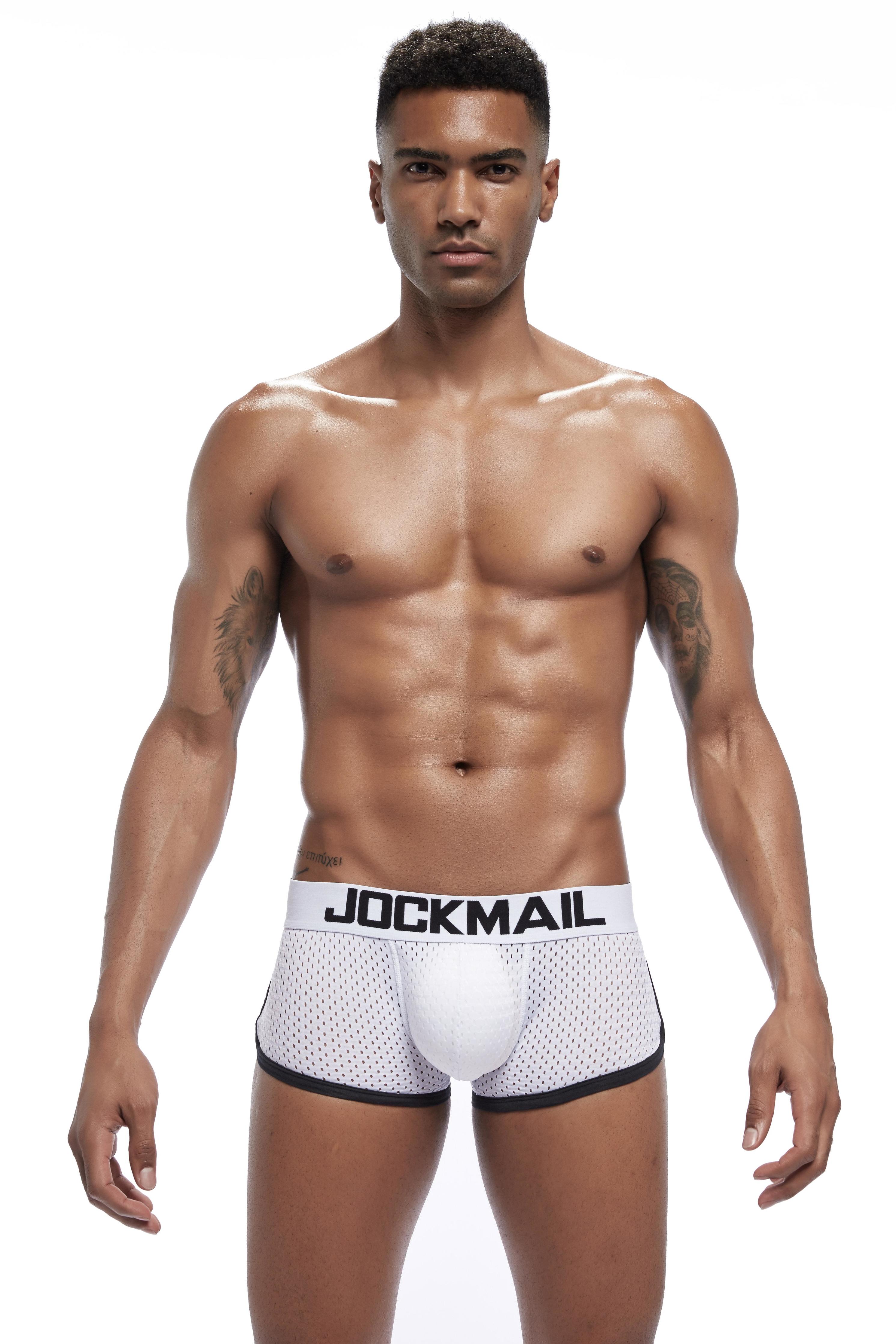 Men's JOCKMAIL JM436 - Enhancement Mesh Boxer - JOCKMAIL